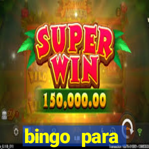 bingo para despedida de solteira para imprimir
